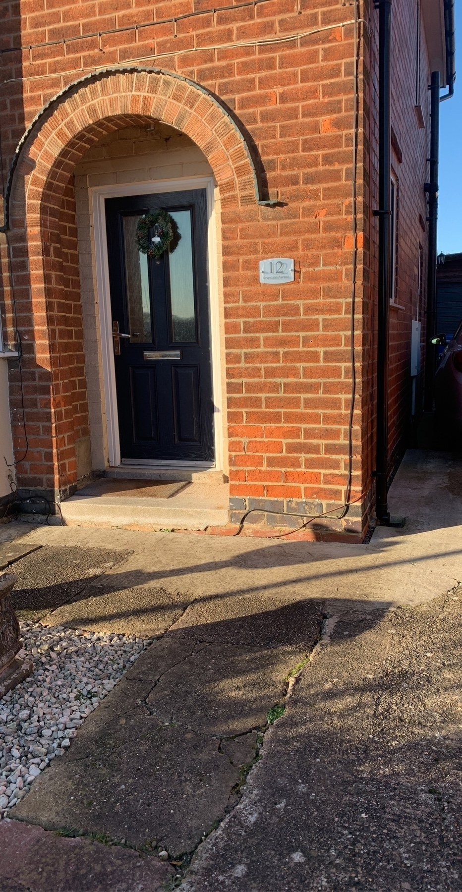 Residential locksmith attending a front door near Buckingham Palace Road in Westminster
